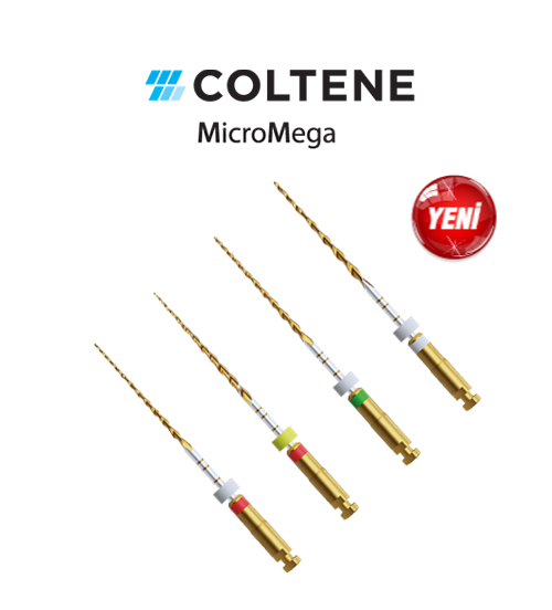 Coltene MicroMega One Curve Mini Isıl İşlem Görmüş Ni-Ti Eğe