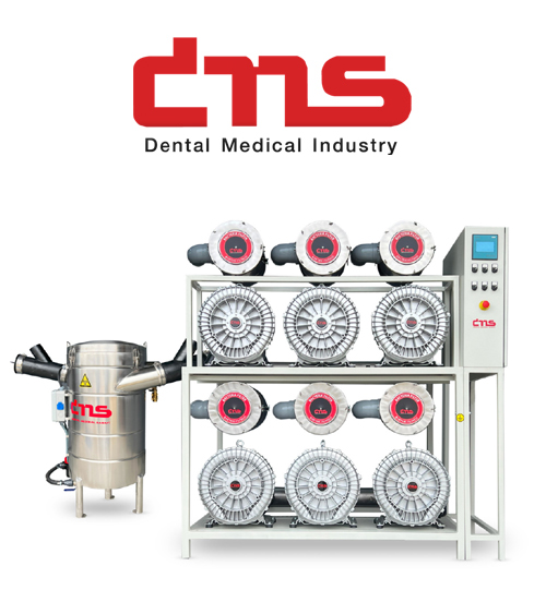 DMS Merkezi Dental Aspiratör Sistemleri </br>(100 Ünit Kapasiteli)