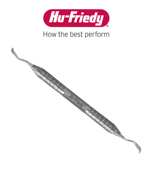 Hu-Friedy Periodontal Keski, 1/2 Buser, 4 mm / 5 mm, Sap #6