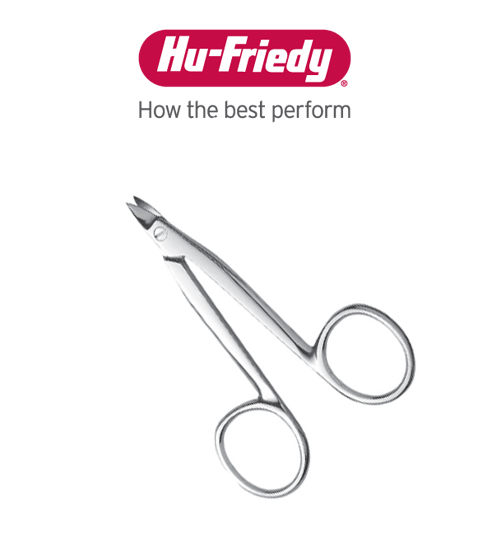 Hu-Friedy Crown & Gold Scissors Pedo