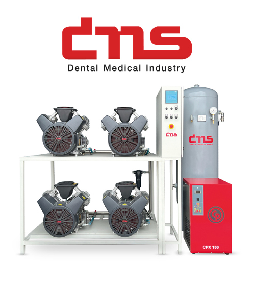DMS Merkezi Dental Kompresör Sistemi </br>(150 Ünit Kapasiteli)