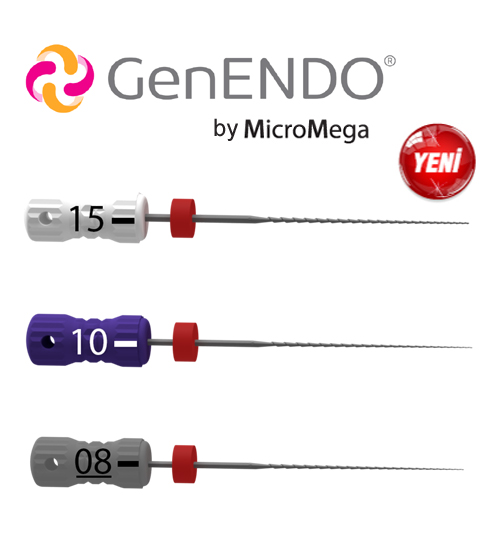 GenENDO MicroMega H-Tip El Eğesi