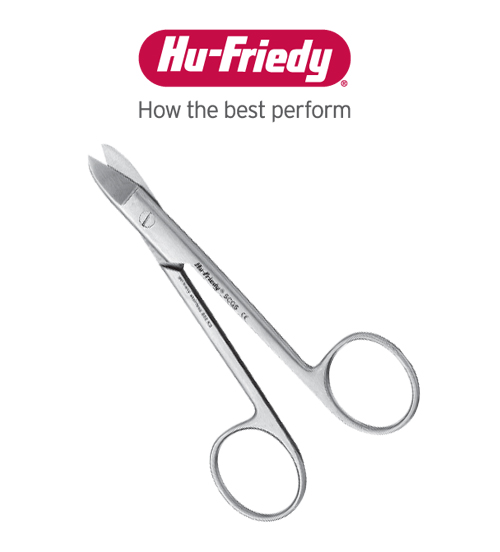 Hu-Friedy Crown & Gold Scissors Straight